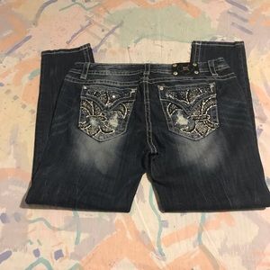 Miss Me Mid-Rise Easy Skinny size 34